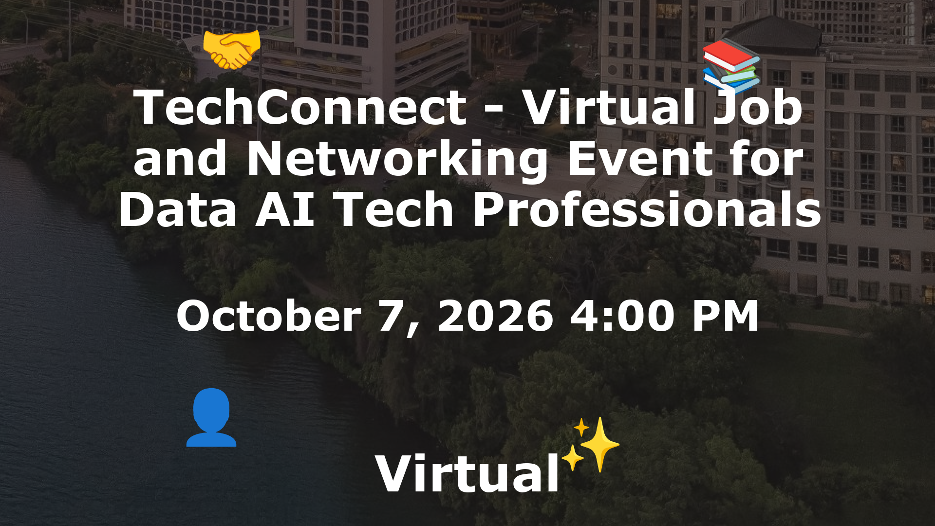 TechConnect - Virtual Job and Networking Event for Data AI Tech Professionals event image